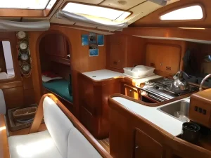 interior, Ovni 43, sailboat for sale