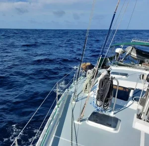deck, Ovni 43, sailboat for sale