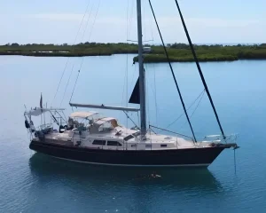 exterior, Island Packet 485, sailboat for sale