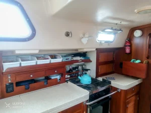 interior, Island Packet 485, sailboat for sale