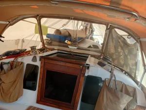 cockpit, C&C 36, sailboat for sale