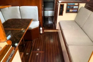 salon, Downeast 38 Cutter, sailboat for sale