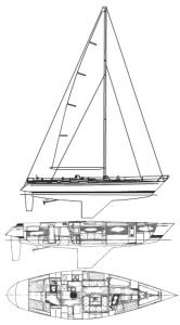 Nautor Swan 51 layout drawing 1
