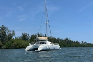 underway, Lagoon 380, catamaran for sale
