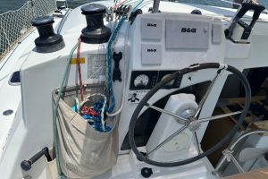 helm, Lagoon 380, catamaran for sale