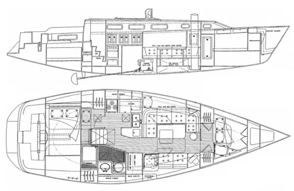 Freedom 40, sailboat for sale