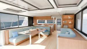 salon, Bali 5.2, catamaran for sale