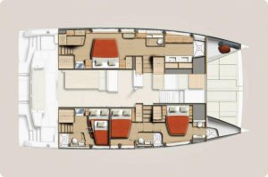 diagram, Bali 5.2, catamaran for sale