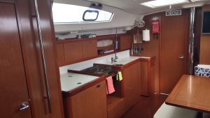 interior, Beneteau 43 Oceanis, sailboat for sale