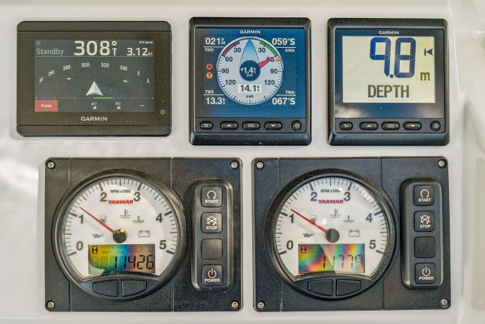 navigation station, Balance 482, catamaran for sale
