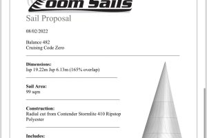 diagram, Balance 482, catamaran for sale
