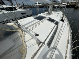 deck, Beneteau 500 Oceanis, sailboat for sale