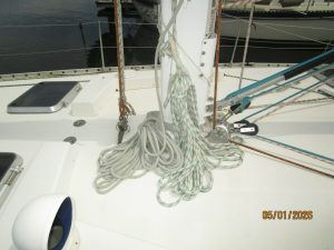 deck, Beneteau 500 Oceanis, sailboat for sale