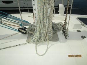 deck, Beneteau 500 Oceanis, sailboat for sale
