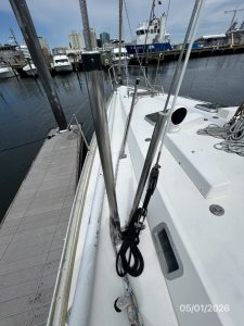 deck, Beneteau 500 Oceanis, sailboat for sale