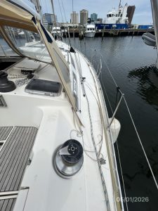 deck, Beneteau 500 Oceanis, sailboat for sale