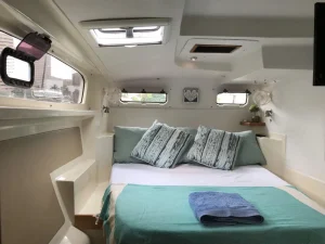 bed, Maverick 420, catamaran for sale