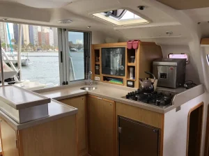 interior, Maverick 420, catamaran for sale