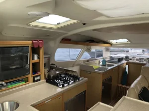 interior, Maverick 420, catamaran for sale