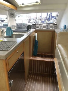 interior, Maverick 420, catamaran for sale