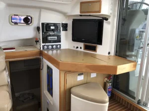 navigation station, Maverick 420, catamaran for sale