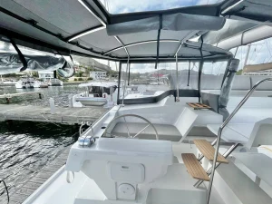 cockpit, FP 45 Elba, catamaran for sale