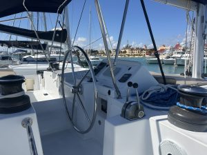helm, Lagoon 450, catamaran for sale