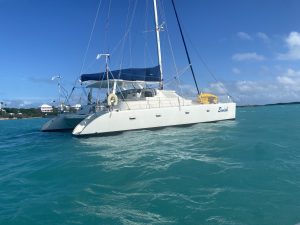 exterior, Voyage 47 Mayotte, catamaran for sale
