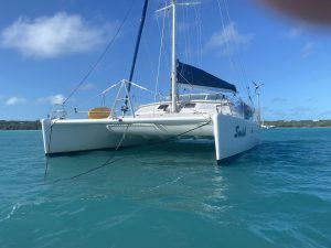 exterior, Voyage 47 Mayotte, catamaran for sale