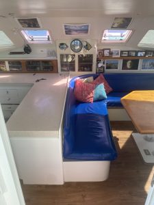 navigation station, Voyage 47 Mayotte, catamaran for sale