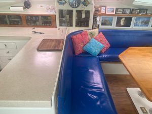 salon, Voyage 47 Mayotte, catamaran for sale