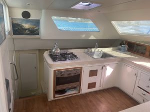 interior, Voyage 47 Mayotte, catamaran for sale
