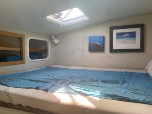 bed, Voyage 47 Mayotte, catamaran for sale