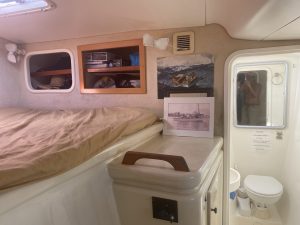 bed, Voyage 47 Mayotte, catamaran for sale