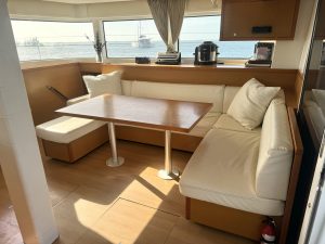 salon, Lagoon 52F, catamaran for sale