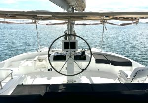 helm, Lagoon 52F, catamaran for sale
