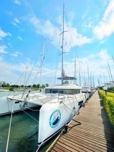 exterior, Lagoon 52F, catamaran for sale