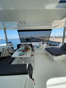 cockpit, Lagoon 52F, catamaran for sale
