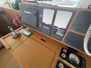 navigation station, Lagoon 52F, catamaran for sale