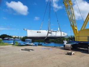 boatyard, Beneteau 41 Oceanis, sailboat for sale