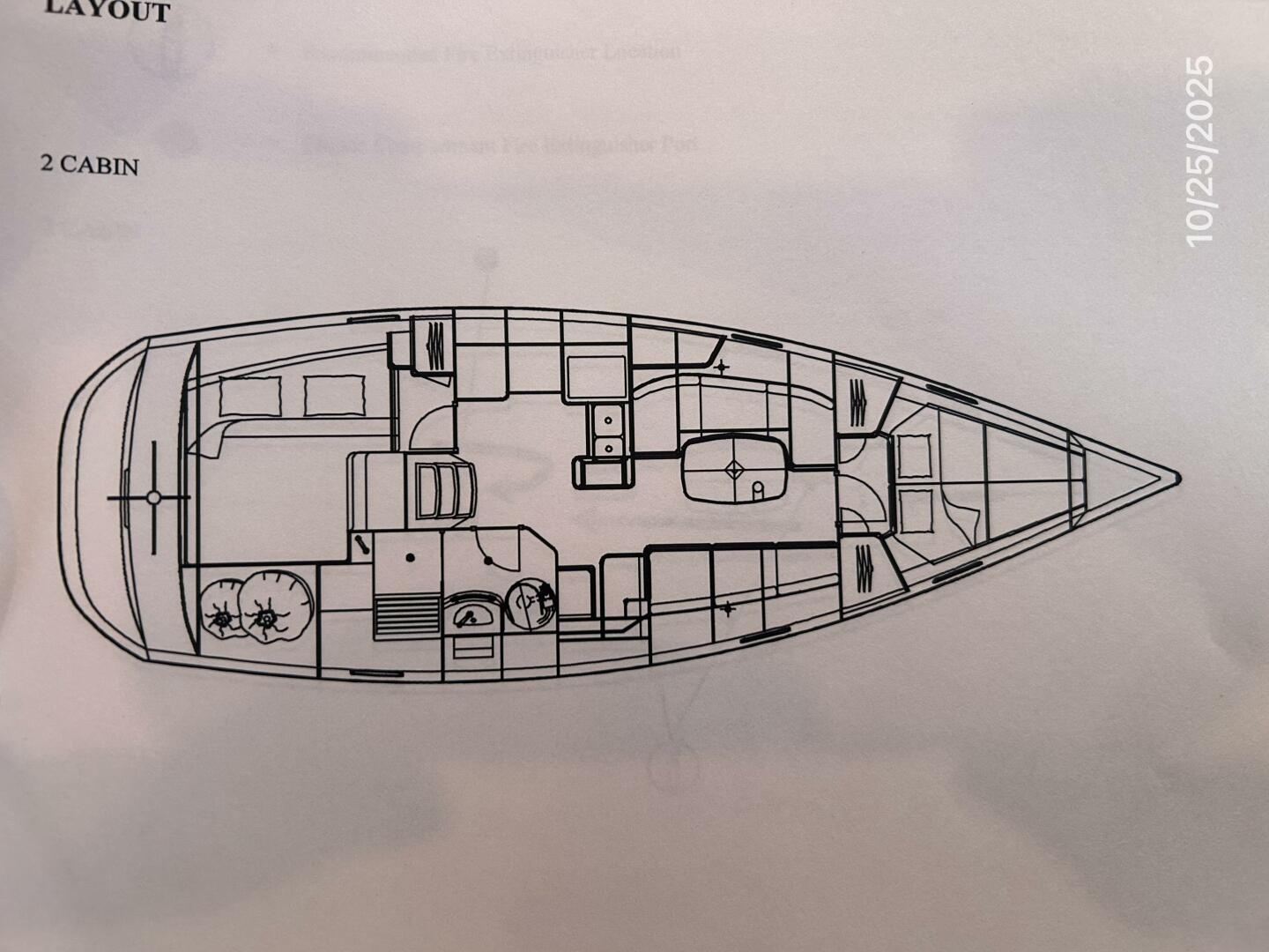diagram, Beneteau 373, sailboat for sale