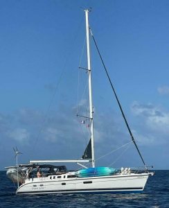exterior, Hunter 410, sailboat for sale