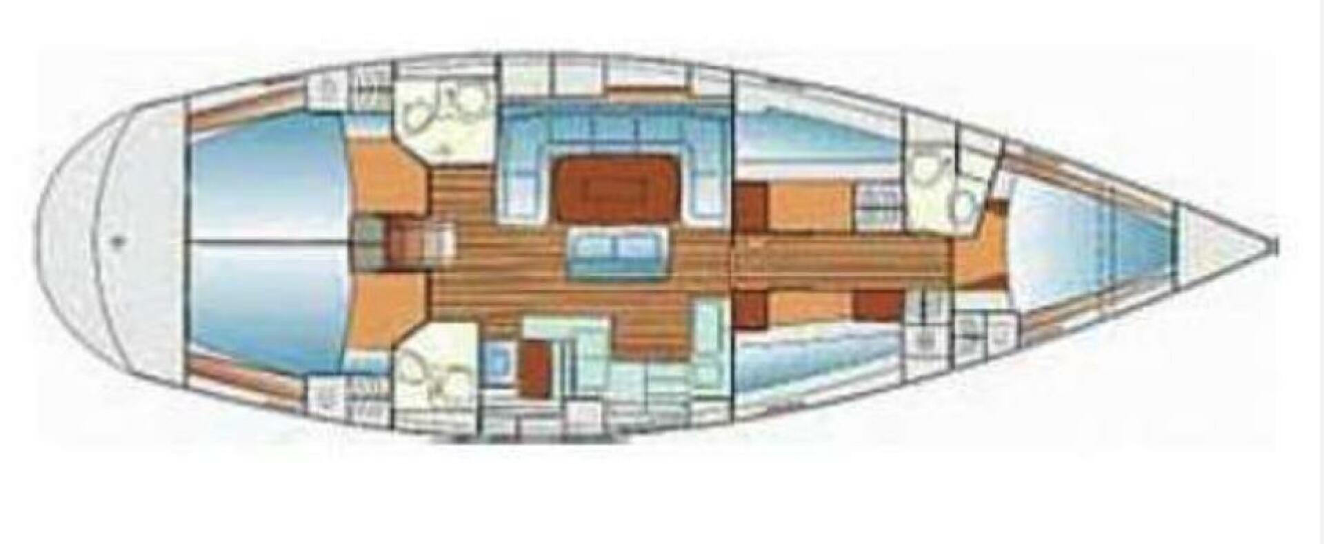 diagram, Bavaria 50 Cruiser, sailboat for sale