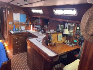 navigation station, Bavaria 50 Cruiser, sailboat for sale