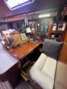 navigation station, Bavaria 50 Cruiser, sailboat for sale