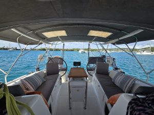cockpit, Jeanneau 409 Sun Odyssey, sailboat for sale