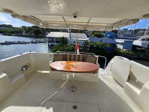cockpit, Hampton 558, trawler for sale