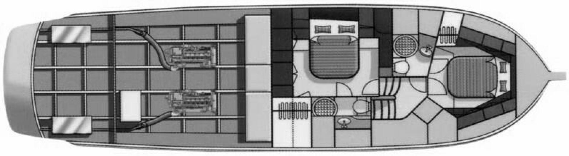 diagram, Hampton 558, trawler for sale