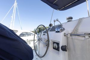 helm, Lagoon 400, catamaran for sale