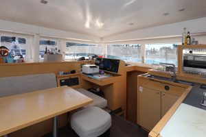 navigation station, Lagoon 400, catamaran for sale